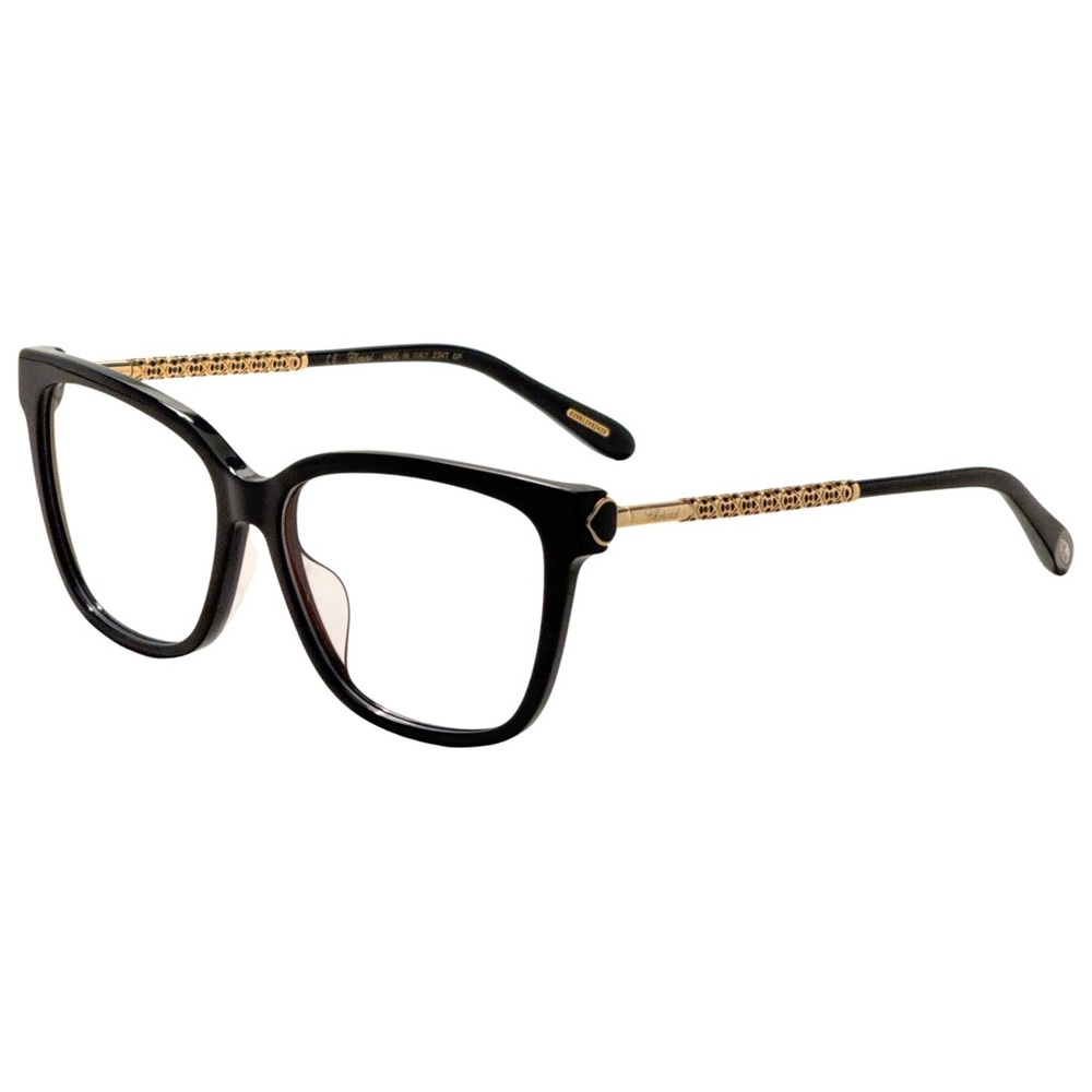 🔥 AUTHENTIC Chopard VCH333W 0700 Luxury Italian Eyeglasses - Black/Gold 55mm